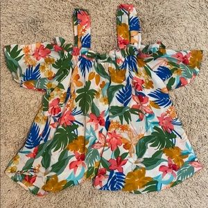 Women’s Off the Shoulder Floral Top